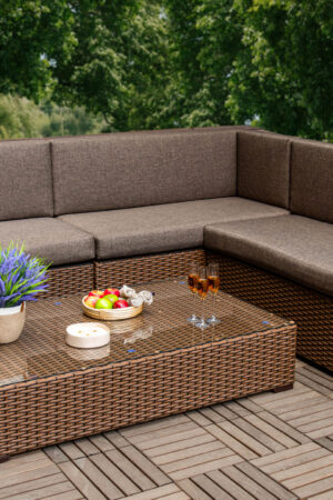 ротанговая мебель фланнери комплект угловой