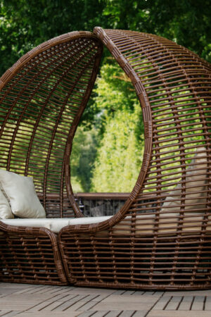 диван на террасу из ротанга