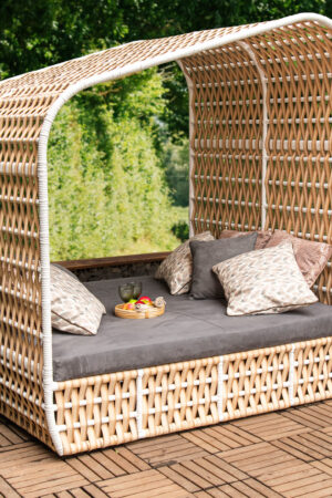 диван шезлонг из ротанга сорренто