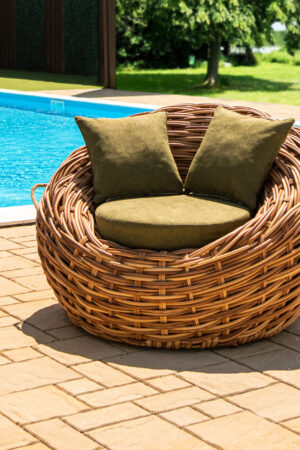 комплект мебели плетеной из лозы ротанга