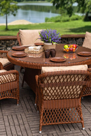 плетені меблі з ротангу виробник