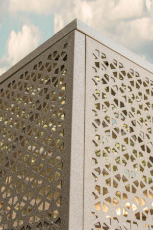 метал садовой уличной кровати Гермес