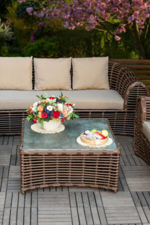 Меблі вуличні з ротангу Монтекассіно преміум