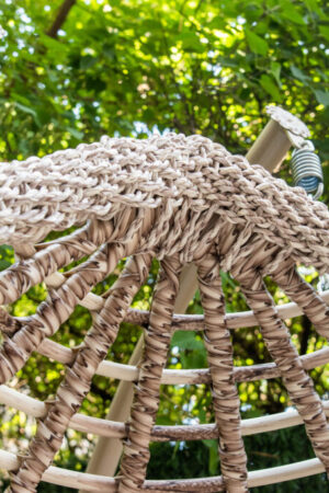 кресло кокон подвесное верба ротанг