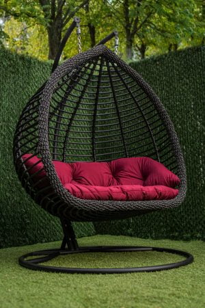 кокон крісло Дабл двохвильовий преміум зі стійкою