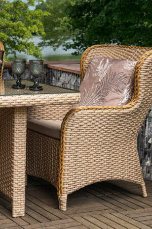 мебель уличная садовая плетеная лотос омега 02