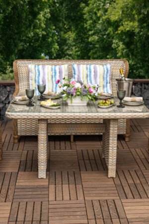 мебель с плетением лотос ольса