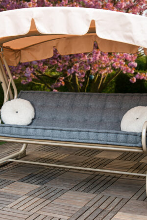 гойдалка дачна сіра юмк