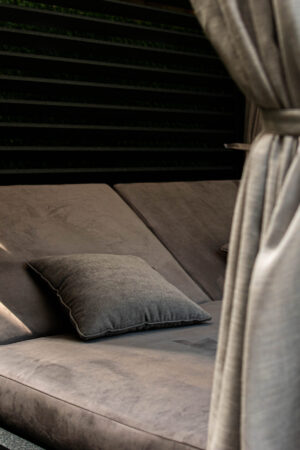 кровать пляжная алюминевая