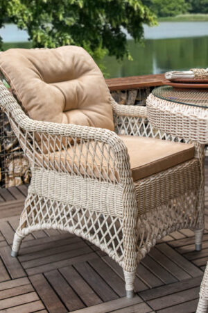 крісло з ротангу монте карло лате