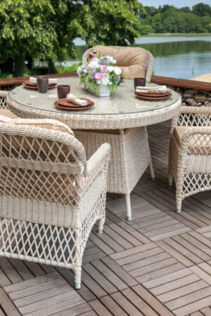 терасні меблі Монтекарло плетіння ротанг