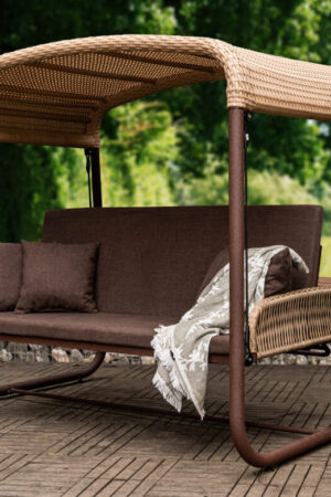 Качели с ротанговым плетением Ла коза Днепр