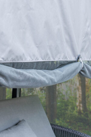 качель для сада с москитной