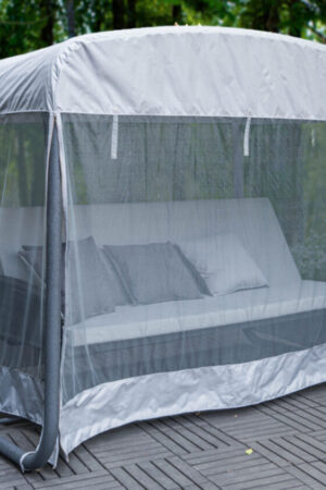 качели садовые с москитной