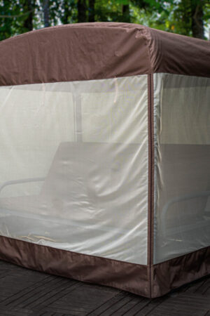 москитная сетка на молнии на садовые качели