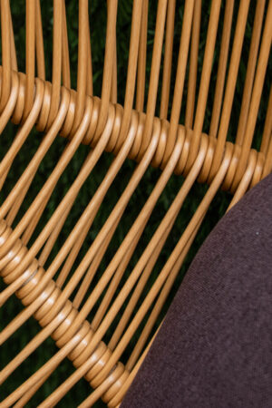 ротанг на подвесном кресле бамбино бежевый