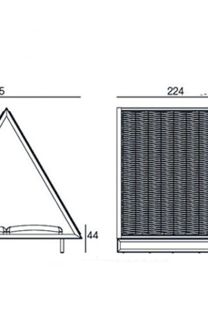 кровать санса с навесом