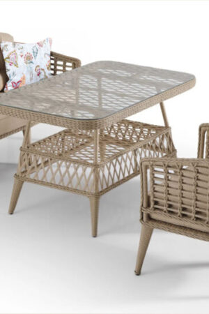 качественная мебель плетёная комплект из ротанга для ресторана базы отдыха