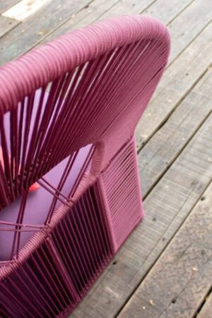 кресло из веревки