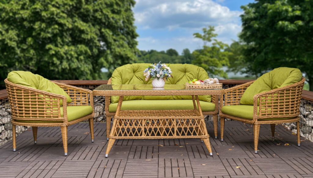 Комплект мебели из ротанга париж лоза