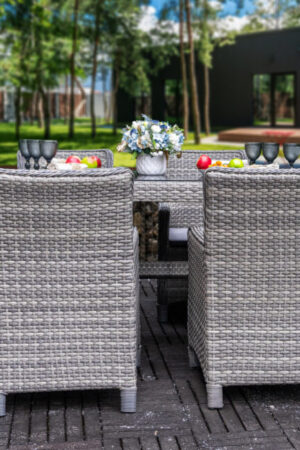 набор плетёной ротанговой мебели ева