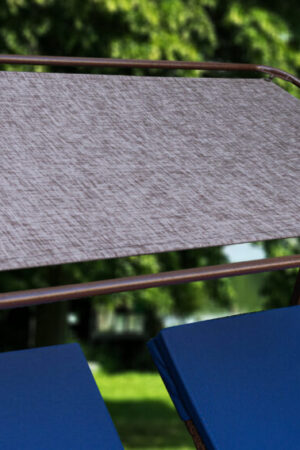 шезлонг с навесом от солнца