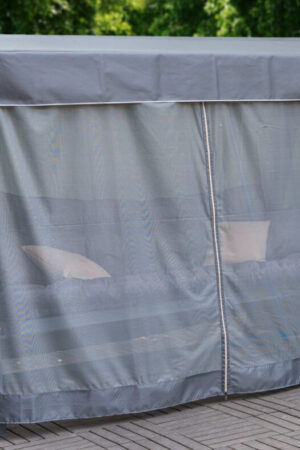 качель садовая карлеоне с москитной