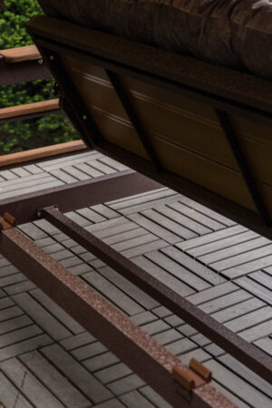 Качели стальные лофт из квадрат трубы