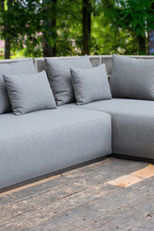 диван для кафе из веревки