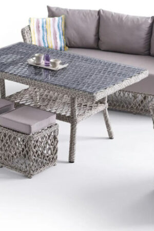 комплект мебели плетёной из ротанга для кафе ресторана баз отдыха