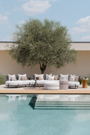 модульні вуличні дивани для бассейну