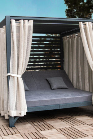 лаунж кровать алюминиевая лежак Немо