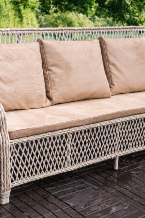 ротанговый диван плетеный