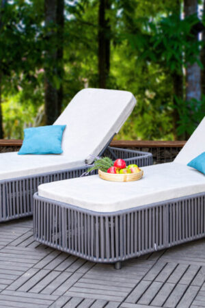 Шезлонги серые из каната роуп цена