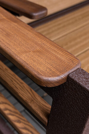 Дачные Качели раскладные с деревянными элементами