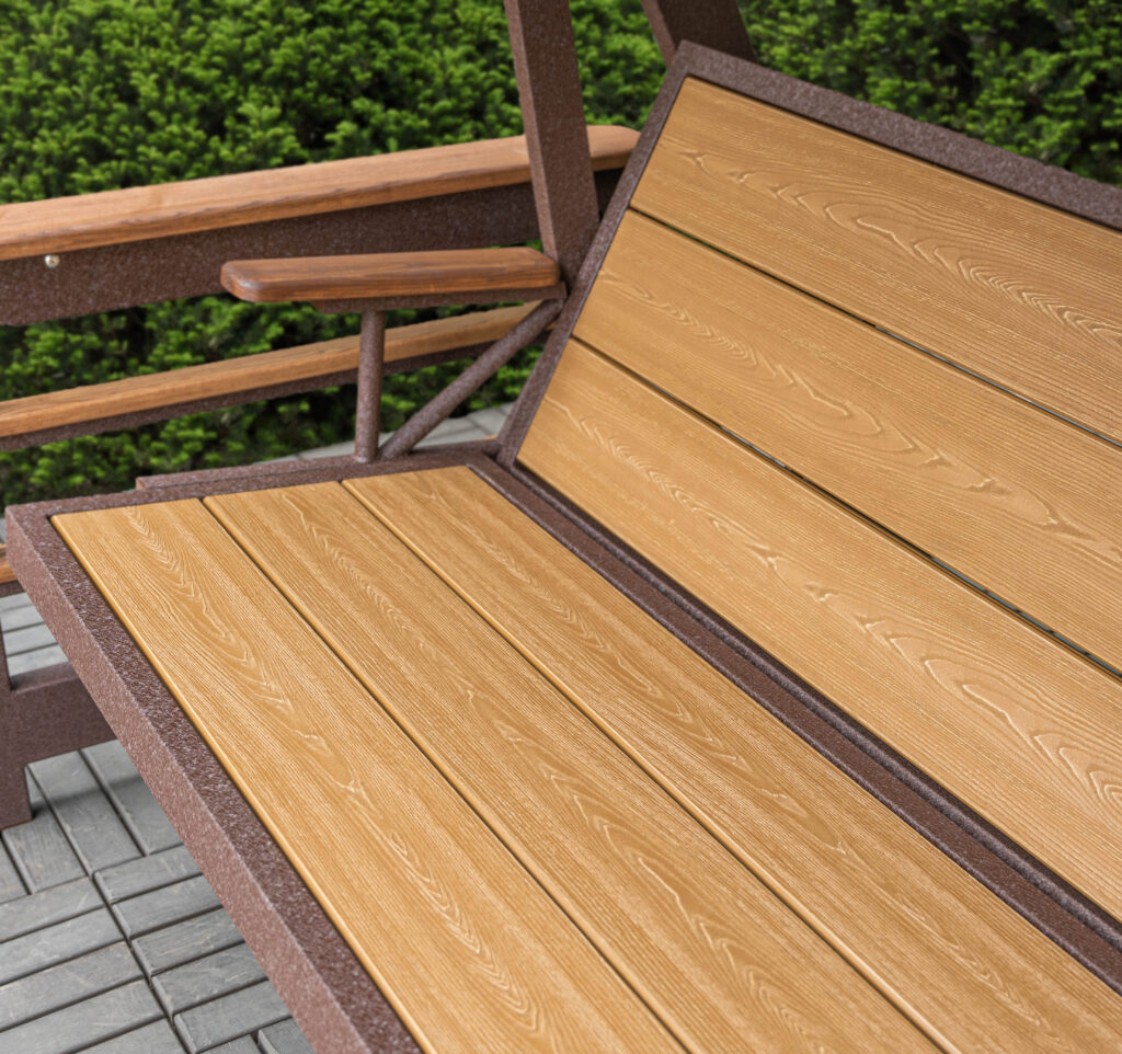 Дачные Качели раскладные с деревянным сиденьем