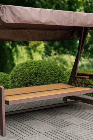 Качели раскладные с деревянным сиденьем Корлеоне