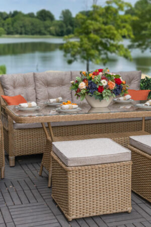 Мебель плетеная для дачи набор Фейм Про