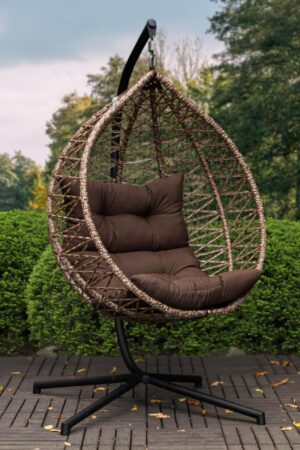 крісло кокон фенікс коричневий