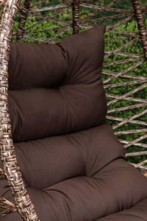 підвісне крісло кокон фенікс коричневий