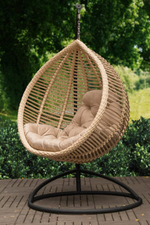 подвесное кресло кит двухволновой беж 2026