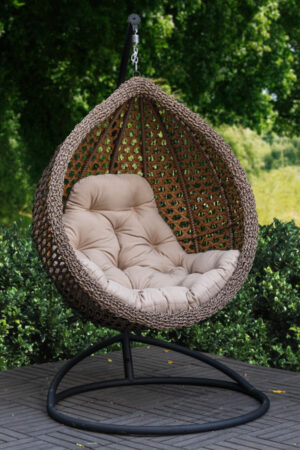 коричневый кресло кокон цена