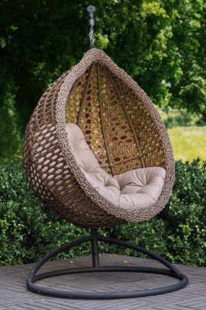 купить коричневый кресло кокон