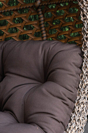 колибри премиум ротанг с подушкой коричневый