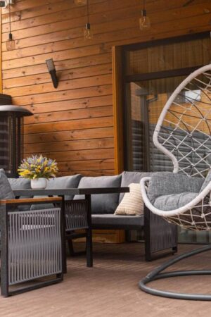 крісло-гойдалка на терасу