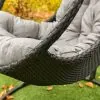 Плетение ротангом на кресле гамаке Комфорт Люкс от ЮМК