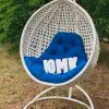 Кресло подвесное Асоль цвет берёза с синим